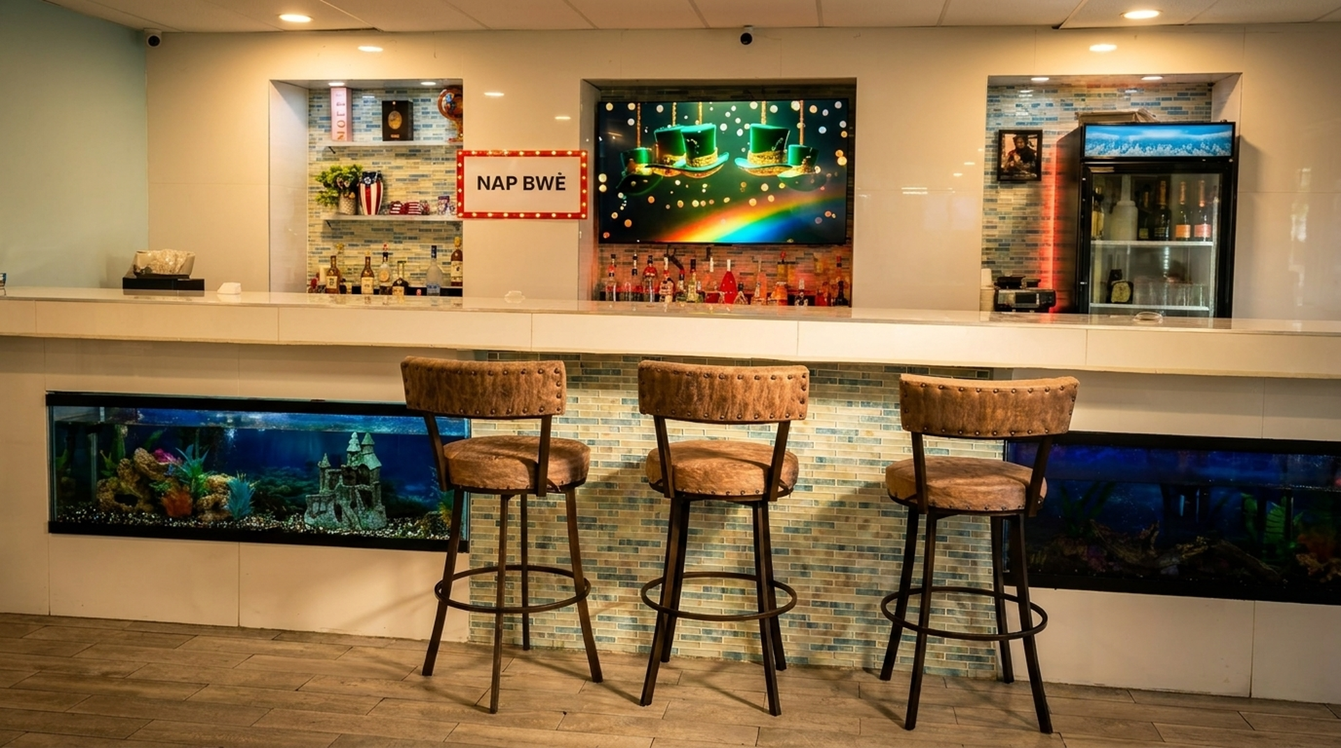 Bar Area & Booth Seating